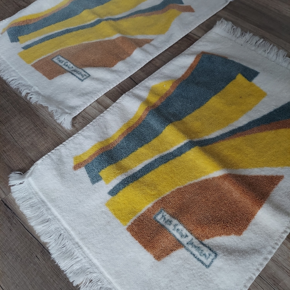 Vintage Yves Saint Laurent Hand Towels